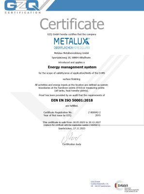 Certificate-ISO-50001 2018