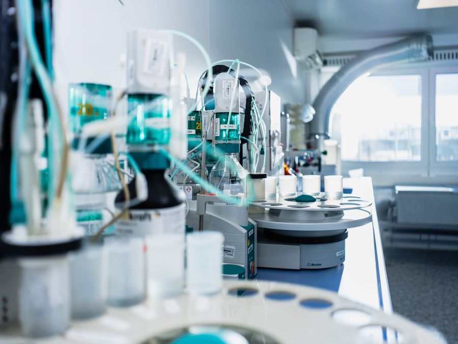 Eine Aufnahme des Labors von Metalux